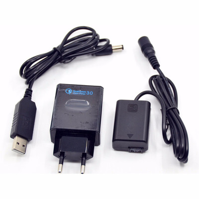 PRO usb cablePW20 DC Coupler NP-FW50 dummy batteryQC3 charger for Sony RX10 a7 a7R a7s II a7II A7000 A6500 A6300 A6000 NEX5 6
PRO usb cablePW20 DC Coupler NP-FW50 dummy batteryQC3 charger for Sony RX10 a7 a7R a7s II a7II A7000 A6500 A6300 A6000 NEX5 6