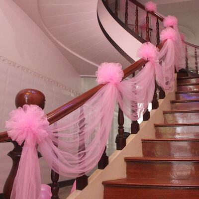 Dream Bridge wedding room layout wedding supplies Lahua new room stair handrail arch veils flower ball decoration beautiful pink suit
Dream Bridge wedding room layout wedding supplies Lahua new room stair handrail arch veils flower ball decoration beautiful pink suit