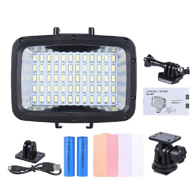 Andoer Ultra Bright 1800LM 3 Modes Waterproof Underwater 40m 5500K 60pcs LED Diving Fillin Light Video Studio Photo Lamp for Xiao
Andoer Ultra Bright 1800LM 3 Modes Waterproof Underwater 40m 5500K 60pcs LED Diving Fillin Light Video Studio Photo Lamp for Xiao