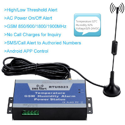 KKmoon GSM SMS Alarm System Temperature Humidity Power Status Monitoring Support Android APP Control 850 900 1800 1900MHz
KKmoon GSM SMS Alarm System Temperature Humidity Power Status Monitoring Support Android APP Control 850 900 1800 1900MHz