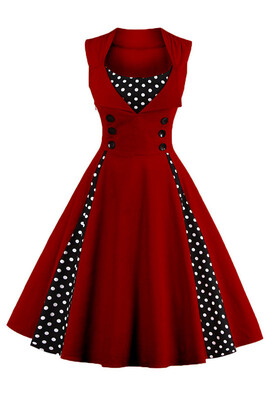 MisShow 2017 Plus Size Summer Women Dot Vintage Audrey Hepbum 50s Rockabilly Robe Retro Party Dress Feminino Vestidos
MisShow 2017 Plus Size Summer Women Dot Vintage Audrey Hepbum 50s Rockabilly Robe Retro Party Dress Feminino Vestidos