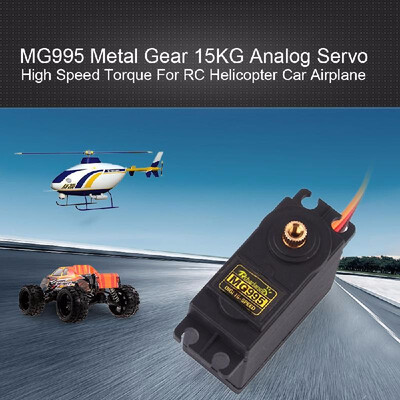 MG995 Metal Gear 15KG Analog Servo High Speed Torque For RC Helicopter Car Airplane
MG995 Metal Gear 15KG Analog Servo High Speed Torque For RC Helicopter Car Airplane