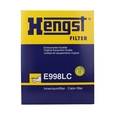 Hengst air conditioning filter E998LC CC Kai Di Magotan Sagitar Hao Rui Ming Rui wild Emperor
Hengst air conditioning filter E998LC CC Kai Di Magotan Sagitar Hao Rui Ming Rui wild Emperor