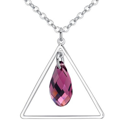 Teardrop Pendant Necklace Original Crystal from Austrian Elements For Women Fashion Triangle Accessories Best Gifts Joyas 25400
Teardrop Pendant Necklace Original Crystal from Austrian Elements For Women Fashion Triangle Accessories Best Gifts Joyas 25400