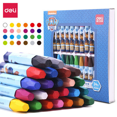 Deli deli Wang Wang team outstanding work series 24 color student hexagon rod silky oil painting stick children Crayon painting pen Prince Blue 72102
Deli deli Wang Wang team outstanding work series 24 color student hexagon rod silky oil painting stick children Crayon painting pen Prince Blue 72102