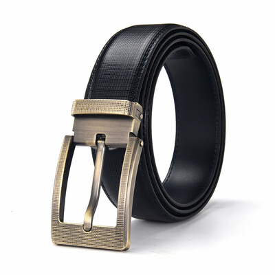 Xhtang Fashion Mens Belt Metal Pin Buckle Belt Genuine Leather Belt Wild Plaid Jeans Belt
Xhtang Fashion Mens Belt Metal Pin Buckle Belt Genuine Leather Belt Wild Plaid Jeans Belt