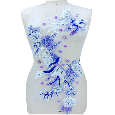 Big Multicolored embroidery crystal lace applique with peal rhinestones trim patches 6827cm for dress accessory
Big Multicolored embroidery crystal lace applique with peal rhinestones trim patches 6827cm for dress accessory