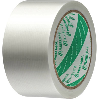Polar bear CL-609W Strong Burkina Tape White 60mm 15y 137m 1 Tape Carpet Tape Waterproof
Polar bear CL-609W Strong Burkina Tape White 60mm 15y 137m 1 Tape Carpet Tape Waterproof