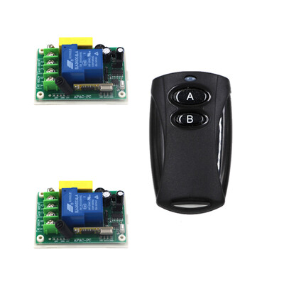 MITI AC 220v 30A 315/433MHZ 1CH Wireless RF Remote Control Switch Transmitter AB Buttons + 2 Receivers
MITI AC 220v 30A 315/433MHZ 1CH Wireless RF Remote Control Switch Transmitter AB Buttons + 2 Receivers