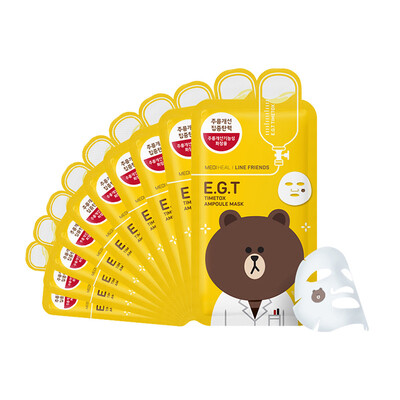 Medieval Mediheal Lovers Repair Cartoon Mask 27ml10 Pieces Yellow Brown Bear South Korea Import
Medieval Mediheal Lovers Repair Cartoon Mask 27ml10 Pieces Yellow Brown Bear South Korea Import