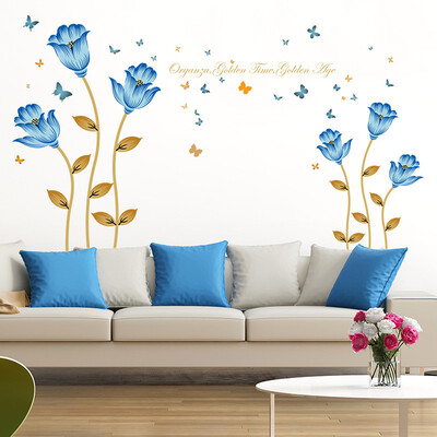 Blue Butterfly Flower Wall Stickers Romantic Bedroom Living Room Removable Decorative Paper Home Decor
Blue Butterfly Flower Wall Stickers Romantic Bedroom Living Room Removable Decorative Paper Home Decor