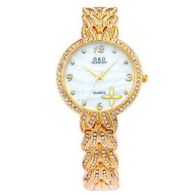New Fashion Women Watch High-grade Stainless Steel Jewelry Elegant Women Casual Wristwatch Stones Quartz Watches GD201502
New Fashion Women Watch High-grade Stainless Steel Jewelry Elegant Women Casual Wristwatch Stones Quartz Watches GD201502