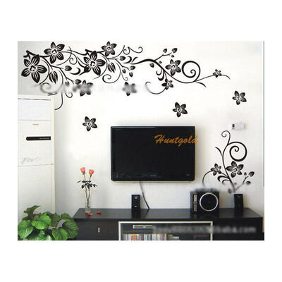 Black Flower Rattan Wall Sticker Home Bridal Party Room Decor Decals Paster Mural Stickers
Black Flower Rattan Wall Sticker Home Bridal Party Room Decor Decals Paster Mural Stickers