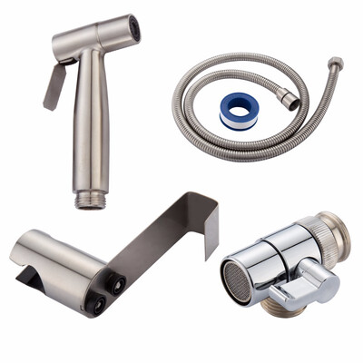Free shipping SUS304 Stainless Steel Nickle Bathroom Handheld Bidet Shattaf Sprayer with valve
Free shipping SUS304 Stainless Steel Nickle Bathroom Handheld Bidet Shattaf Sprayer with valve