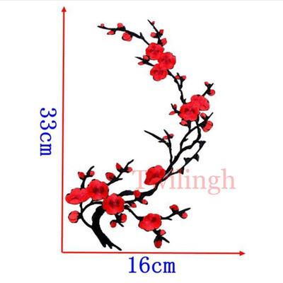 1 Piece Plum Blossom Flower Patches Iron on 3D Embroidered Patch Red Rose Applique Sew On DIY Repair Accessories Clothes Patches
1 Piece Plum Blossom Flower Patches Iron on 3D Embroidered Patch Red Rose Applique Sew On DIY Repair Accessories Clothes Patches