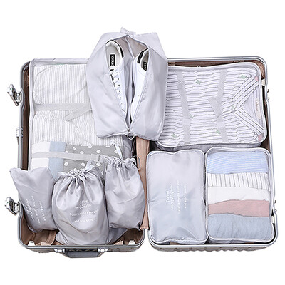 Vilscijon Wei Jian waterproof travel storage bag luggage sorting bag underwear storage bag wash bag suit clothing storage 8 piece set gray 2601
Vilscijon Wei Jian waterproof travel storage bag luggage sorting bag underwear storage bag wash bag suit clothing storage 8 piece set gray 2601