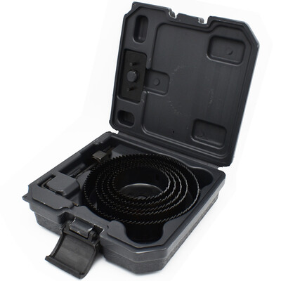 Kraft Weir 8 piece set 64-127mm woodworking hole opener gypsum board reamer hole saw set SH4005
Kraft Weir 8 piece set 64-127mm woodworking hole opener gypsum board reamer hole saw set SH4005