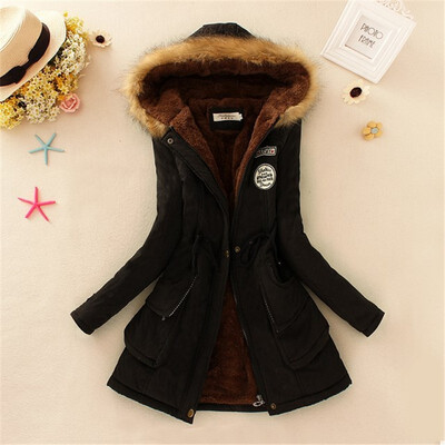 Winter Coat Women 2018 New Parka Casual Outwear Solid Hooded Thickening Cotton Coat Winter Jacket Fur Coat Women Clothes 
Winter Coat Women 2018 New Parka Casual Outwear Solid Hooded Thickening Cotton Coat Winter Jacket Fur Coat Women Clothes