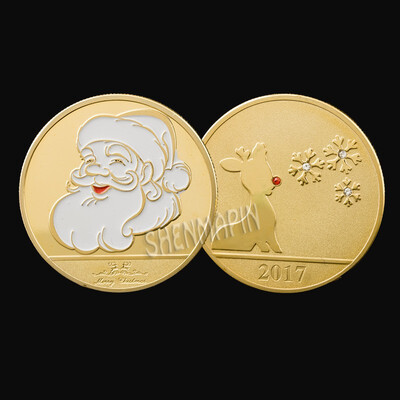 Santa Claus commemorative coin set with diamond antelope coin cartoon children coins exquisite holiday party gifts
Santa Claus commemorative coin set with diamond antelope coin cartoon children coins exquisite holiday party gifts