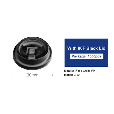OTOR Cup Cover 1000pcs Disposable PP Plastic 80mm 89mm Clear White Black Lid for Paper Cup Cold Drink Milk Tea Switch Cover
OTOR Cup Cover 1000pcs Disposable PP Plastic 80mm 89mm Clear White Black Lid for Paper Cup Cold Drink Milk Tea Switch Cover