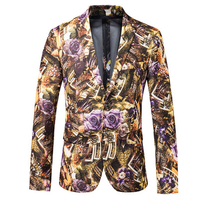 Necini™ Man' High-end digital printing suits men' business casual suit jacket Korean version will suit
Necini™ Man' High-end digital printing suits men' business casual suit jacket Korean version will suit