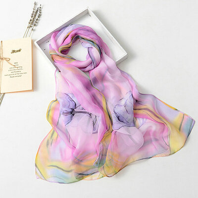 Guttavalli New Women Fashion Flower Print Long Silk Shawl Sunscreen Stripes Scarf Soft Retro Pastoral Style Floral Ombre Scarves
Guttavalli New Women Fashion Flower Print Long Silk Shawl Sunscreen Stripes Scarf Soft Retro Pastoral Style Floral Ombre Scarves