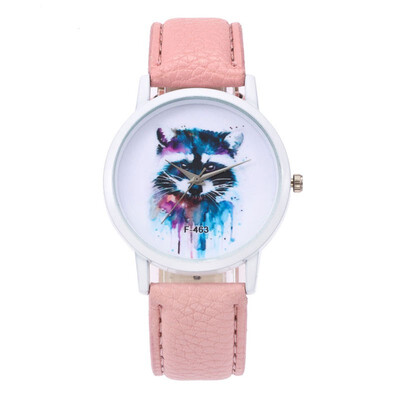 Zhoulianfa Brand Women Quartz Watch Fashion Raccoon Print Leather Band Analog Wristwatch Ladies Casual Dress Watches relogio
Zhoulianfa Brand Women Quartz Watch Fashion Raccoon Print Leather Band Analog Wristwatch Ladies Casual Dress Watches relogio
