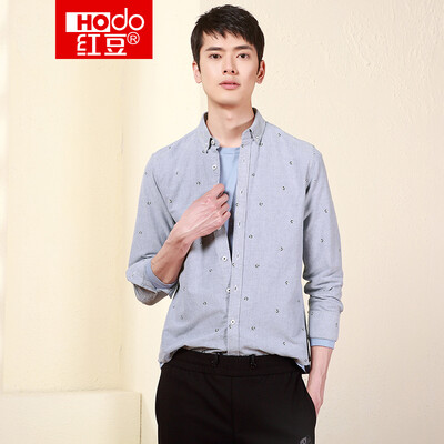 Red Bean Hodo Mens Long Sleeve Shirt Mens Buckle Collar Oxford Textile Fabric Fashion Casual Long Sleeve Shirt S5 Gray 17592A
Red Bean Hodo Mens Long Sleeve Shirt Mens Buckle Collar Oxford Textile Fabric Fashion Casual Long Sleeve Shirt S5 Gray 17592A