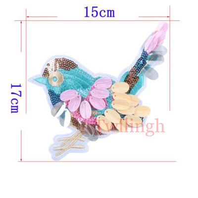 1 pcslot Brand Embroidered Patches Pink Bird Flamingo Sequin Patches Iron On Fabric Badge Sew On Clothes Appliques DIY Stickers
1 pcslot Brand Embroidered Patches Pink Bird Flamingo Sequin Patches Iron On Fabric Badge Sew On Clothes Appliques DIY Stickers
