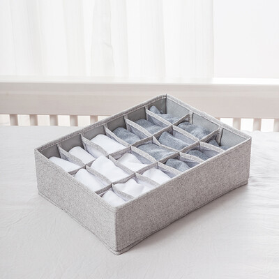 Finishing life underwear storage box underwear fabric finishing box household drawer storage box socks storage 18 grid
Finishing life underwear storage box underwear fabric finishing box household drawer storage box socks storage 18 grid