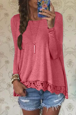 Women Fashion Spring Autumn Loose Pullover Casual Solid Color O Neck Long Sleeve A-line Blouse
Women Fashion Spring Autumn Loose Pullover Casual Solid Color O Neck Long Sleeve A-line Blouse