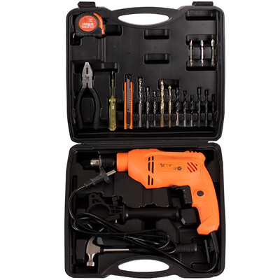 WORKERBEE GI500RE Household Impact Drill Set High Quality Electric Drill Household Series Positive Reversal Stepless Speed Regulation Full Function Impact Drill
WORKERBEE GI500RE Household Impact Drill Set High Quality Electric Drill Household Series Positive Reversal Stepless Speed Regulation Full Function Impact Drill