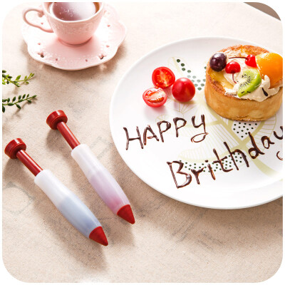 mymei DIY Pastry Cookie Decorating Cream Syringe Pen Baking Tool Silicone Cake Pen
mymei DIY Pastry Cookie Decorating Cream Syringe Pen Baking Tool Silicone Cake Pen