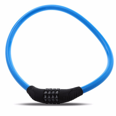 Anti-theft Bicycle Chain Lock 4 Digital Password Security Protector 60cm steel cable Top grade wire rope firm&durable
Anti-theft Bicycle Chain Lock 4 Digital Password Security Protector 60cm steel cable Top grade wire rope firm&durable