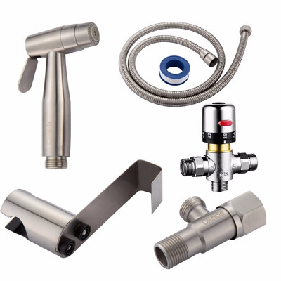 Free Shipping 304 Stainless Steel Brushed Nickle Double Water Mode Bidet Sprayer Shattaf With Thermostatic Valve
Free Shipping 304 Stainless Steel Brushed Nickle Double Water Mode Bidet Sprayer Shattaf With Thermostatic Valve