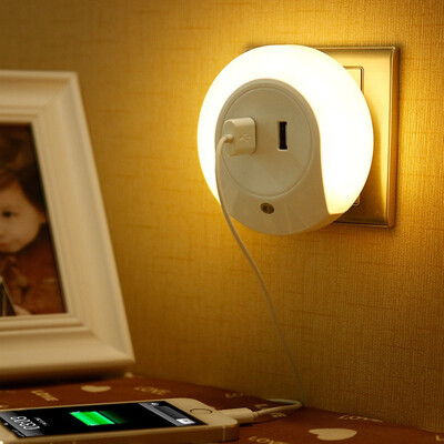 LED Night Light Sensor 2 USB Charging Socket Mobile Phone Charger 3 Modes AUTO USB Charging Material ABSPC
LED Night Light Sensor 2 USB Charging Socket Mobile Phone Charger 3 Modes AUTO USB Charging Material ABSPC