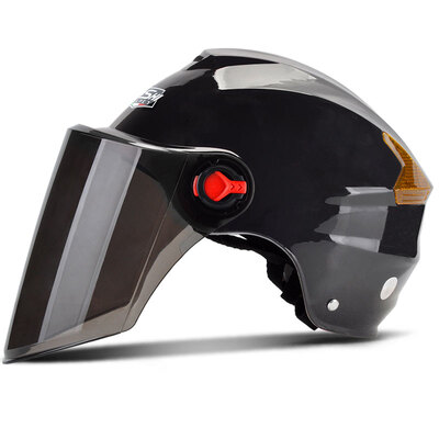 Knight QISHI motorcycle helmet male electric battery bicycle helmet mens half helmet summer helmet sunscreen long lens reflective taillights black code
Knight QISHI motorcycle helmet male electric battery bicycle helmet mens half helmet summer helmet sunscreen long lens reflective taillights black code