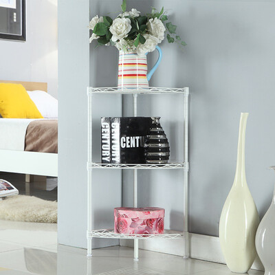Home Furnishings Metal Storage Shelf Shelf Bathroom Three-tier Corner Stand Multi-function Storage Shelf GX_5216W
Home Furnishings Metal Storage Shelf Shelf Bathroom Three-tier Corner Stand Multi-function Storage Shelf GX_5216W