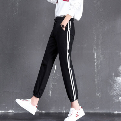 Langyue womens casual pants women 2018 autumn new loose sports pants student guard pants nine points school pants LWKX188113 black M
Langyue womens casual pants women 2018 autumn new loose sports pants student guard pants nine points school pants LWKX188113 black M