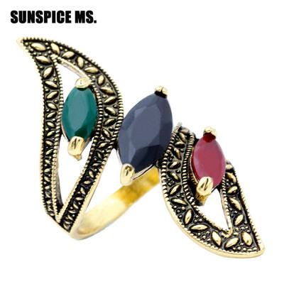 Good Deal Bohemia Vintage Rings Antique Silver Colorful Resin Ethnic Jewelry Turkish Brand Design Bridal Bijoux Gift 2018 New
Good Deal Bohemia Vintage Rings Antique Silver Colorful Resin Ethnic Jewelry Turkish Brand Design Bridal Bijoux Gift 2018 New
