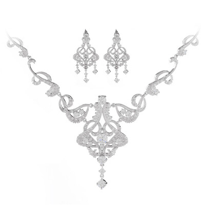Aiyaya High Quality Cubic Zircon Round Crystal Heart Fashion Jewelry Earrings And Necklace Sets For Wedding
Aiyaya High Quality Cubic Zircon Round Crystal Heart Fashion Jewelry Earrings And Necklace Sets For Wedding