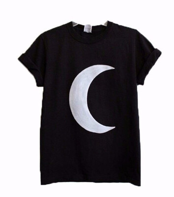 2016 Summer Style Fashion T-shirt women cotton printed moon harajuku Printed Casual Tops plus size blusas femininas
2016 Summer Style Fashion T-shirt women cotton printed moon harajuku Printed Casual Tops plus size blusas femininas