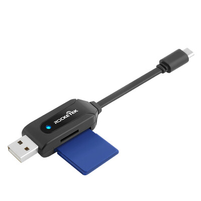 Rocketek type-c usb 20 otg phone type c multi 2 in 1 memory card reader adapter for SDTF micro SD computer laptop accessories
Rocketek type-c usb 20 otg phone type c multi 2 in 1 memory card reader adapter for SDTF micro SD computer laptop accessories