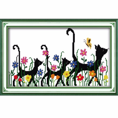 DIY Handmade Needlework Counted Cross Stitch Set Embroidery Kit 14CT Three Animals Pattern Cross-Stitching 41 28cm Home Decorati 
DIY Handmade Needlework Counted Cross Stitch Set Embroidery Kit 14CT Three Animals Pattern Cross-Stitching 41 28cm Home Decorati
