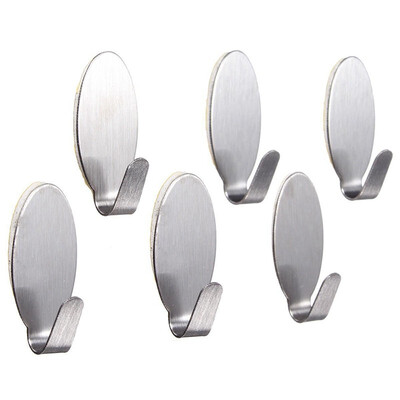 UpperX 12X Adhesive Kitchen Wall Door Stainless Steel Stick Holder Hook Storage Hanger
UpperX 12X Adhesive Kitchen Wall Door Stainless Steel Stick Holder Hook Storage Hanger
