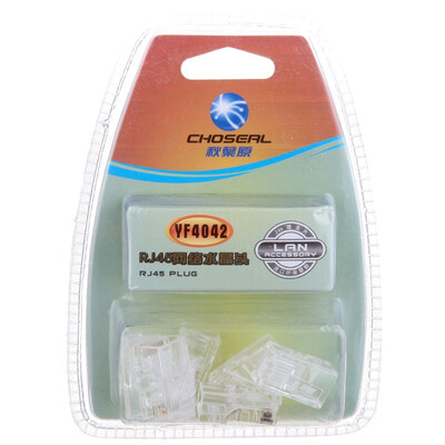 Akihabara CHOSEAL super five crystal head network crystal head 6 box YF4042 
Akihabara CHOSEAL super five crystal head network crystal head 6 box YF4042