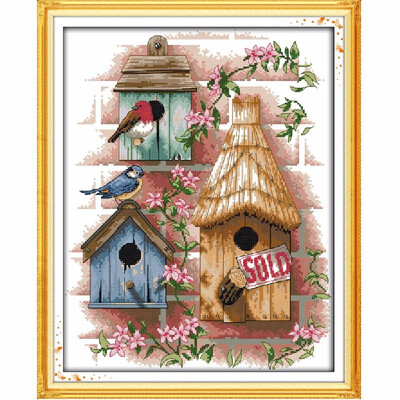 DIY Handmade Needlework Counted Cross Stitch Set Embroidery Kit 14CT Log Cabin Pattern Cross Stitching 37 44cm Home Decoration
DIY Handmade Needlework Counted Cross Stitch Set Embroidery Kit 14CT Log Cabin Pattern Cross Stitching 37 44cm Home Decoration