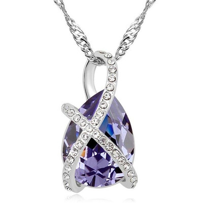 WaterDrop Shaped Pendant Necklace Made With Crystal from Austrian Elements Maxi Crystal Collier For Women Mothers Day Gift 11355
WaterDrop Shaped Pendant Necklace Made With Crystal from Austrian Elements Maxi Crystal Collier For Women Mothers Day Gift 11355