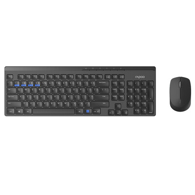 Rapoo 8100M multi-mode wireless mouse&keyboard set Bluetooth mouse&keyboard set Bluetooth 30 Bluetooth 40 wireless 24G Bluetooth keyboard black
Rapoo 8100M multi-mode wireless mouse&keyboard set Bluetooth mouse&keyboard set Bluetooth 30 Bluetooth 40 wireless 24G Bluetooth keyboard black