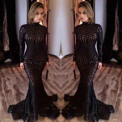 Sequins Long Evening Party Dress Formal Mermaid Prom Gown Bling Bling Bridesmaid Gown
Sequins Long Evening Party Dress Formal Mermaid Prom Gown Bling Bling Bridesmaid Gown